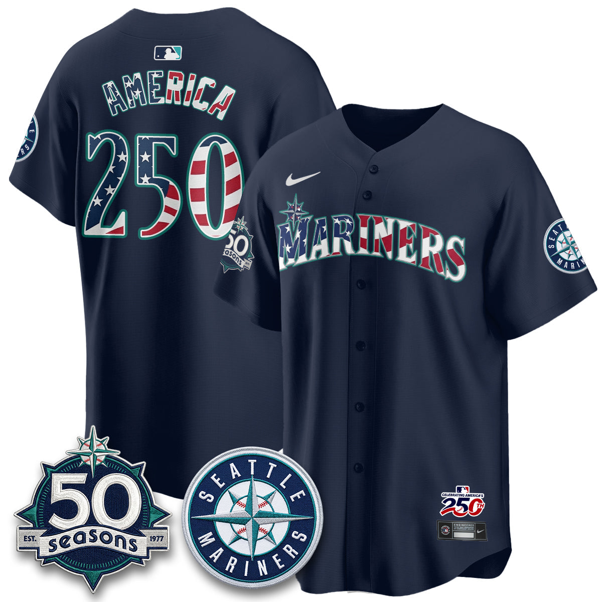 SEA Americana 2026 Vapor Limited Jersey - Stitched