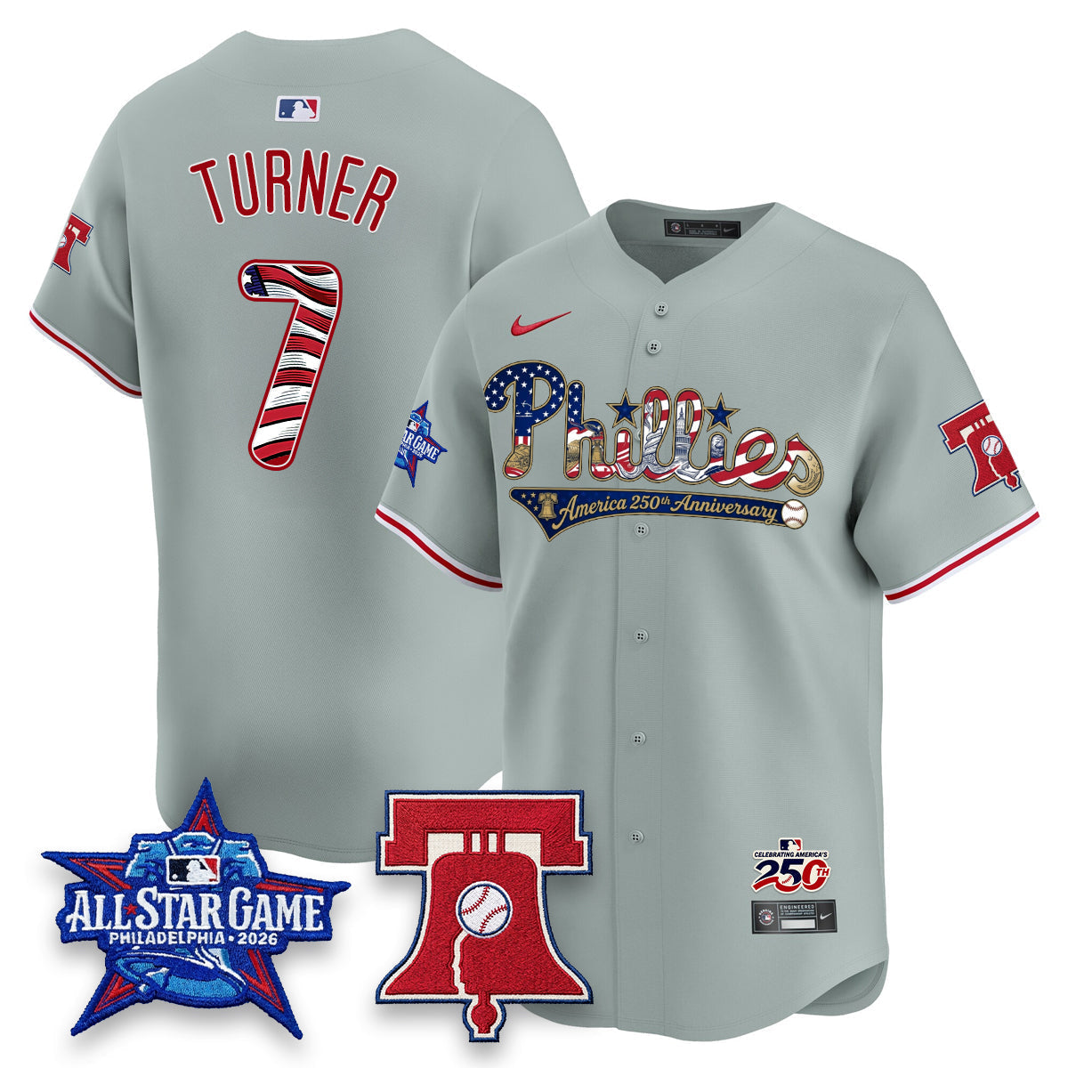 PHI 2026 Independence Day USA Vapor Limited Jersey - Stitched (Tiktok)