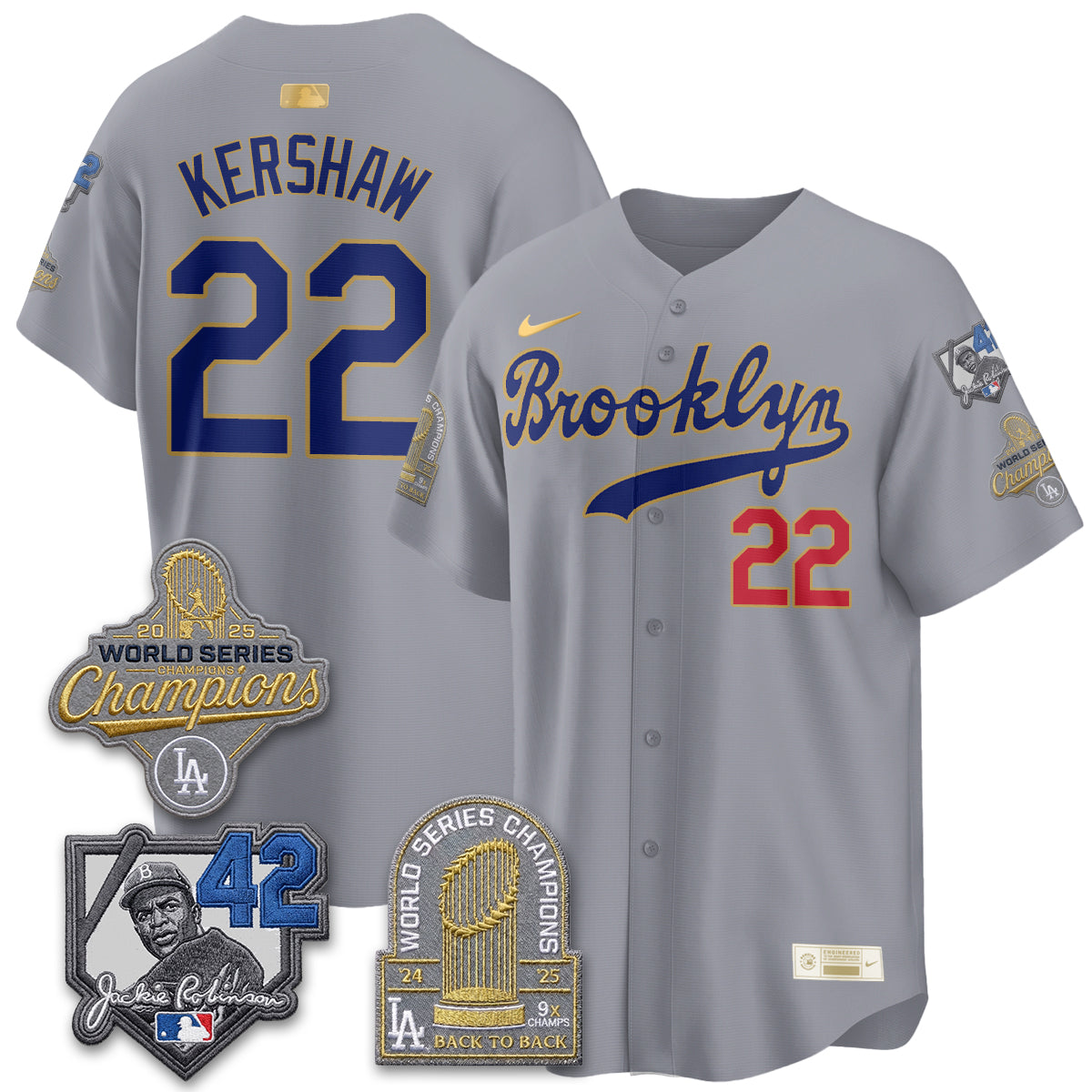 LAD 2026 Brooklyn Jackie Robinson Limited Jersey - All Stitched
