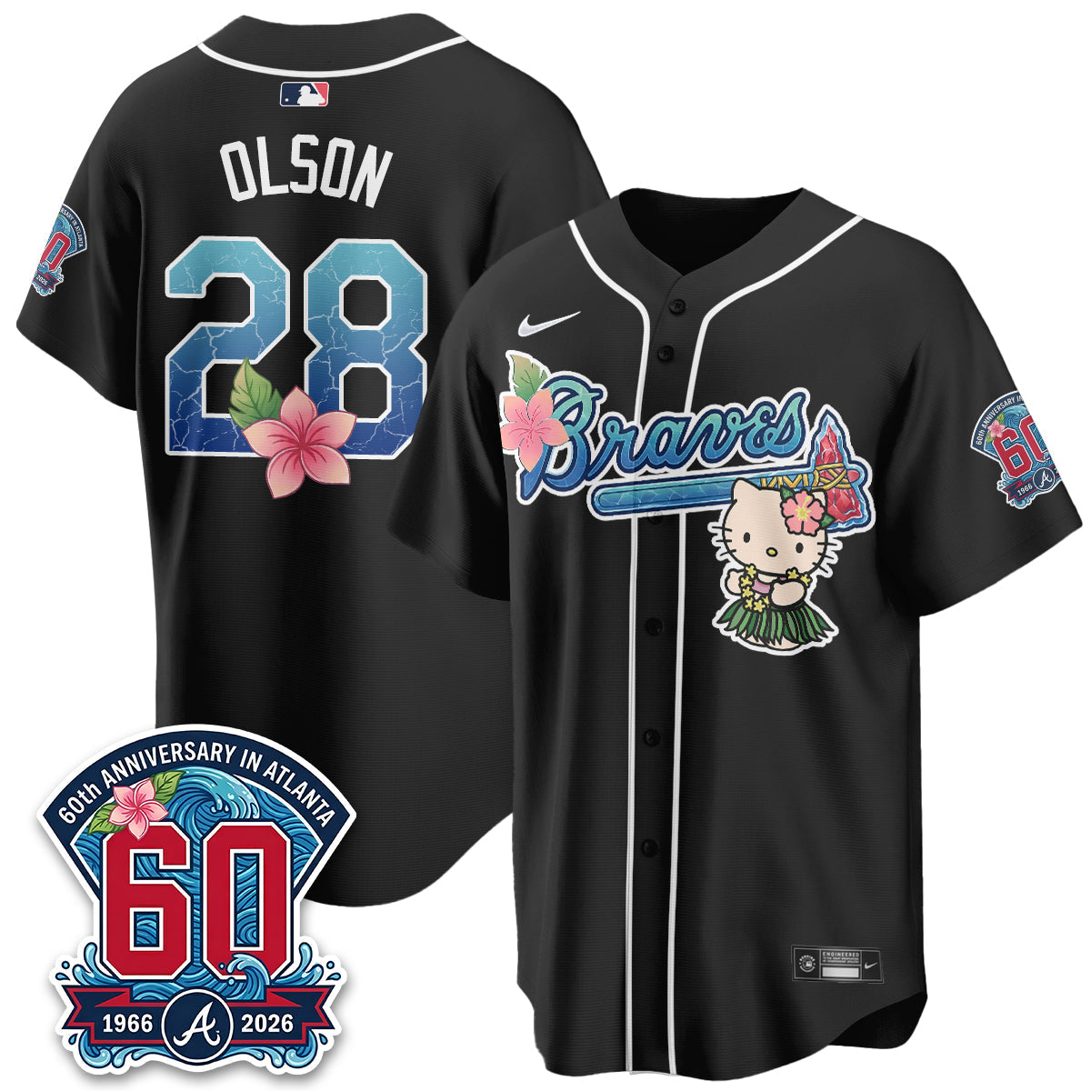 ATL x Meow Aloha Spirit Vapor Jersey - Stitched