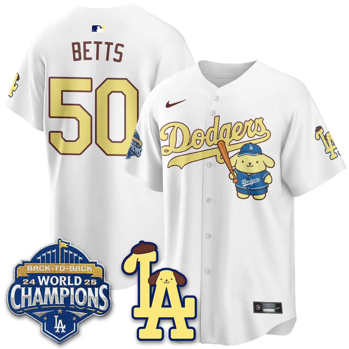 LAD Pompompurin Edition Vapor Jersey - Stitched