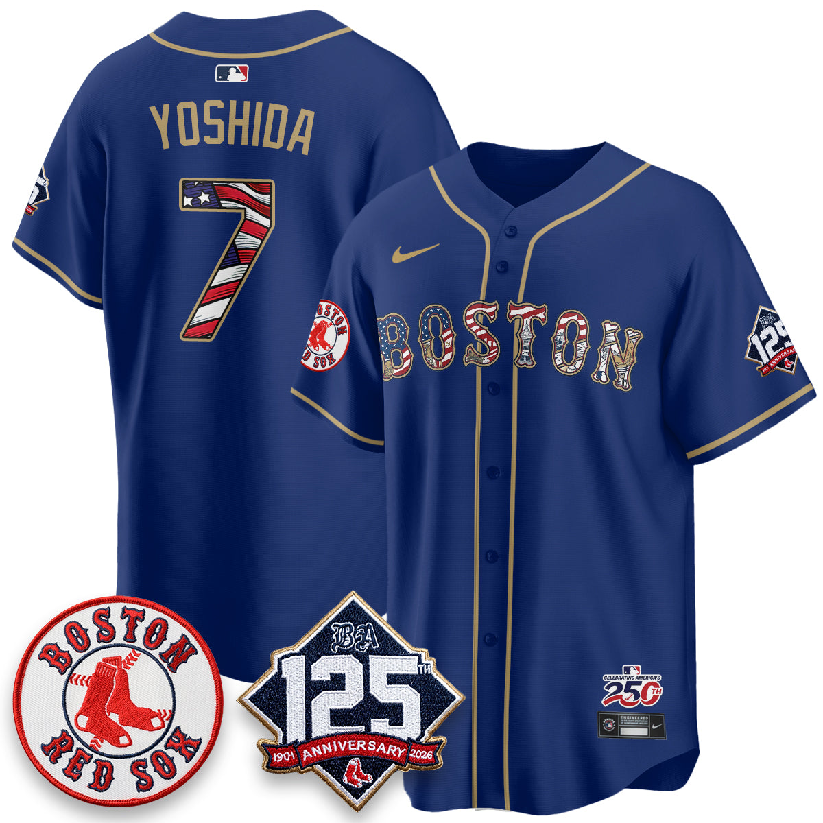 BOS 2026 Independence Day USA Vapor Limited Jersey - Stitched