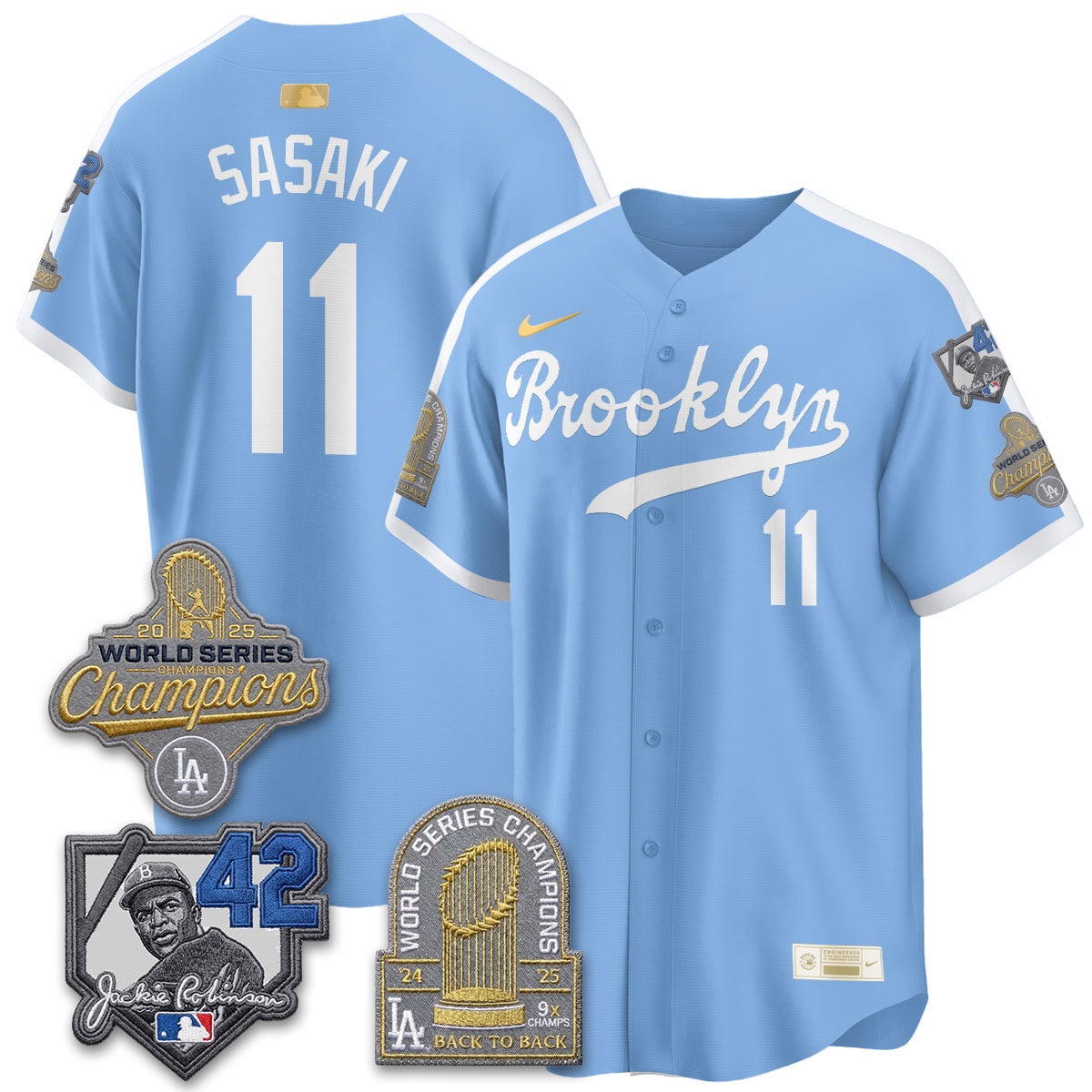 LAD 2026 Brooklyn Jackie Robinson Limited Jersey - All Stitched