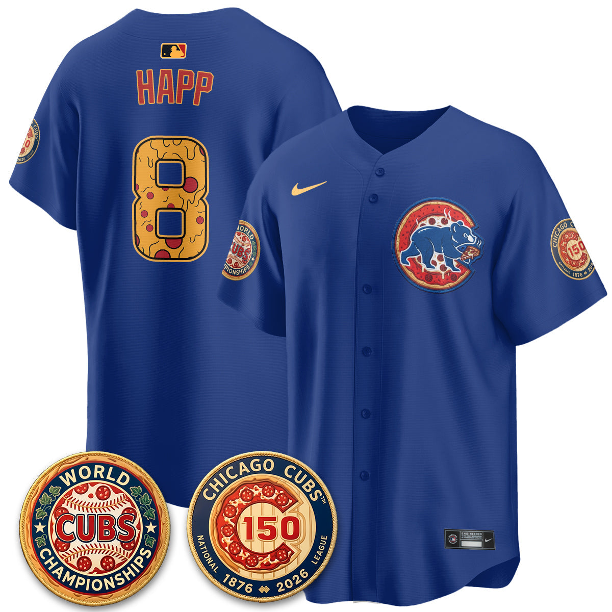 CHC Deep Dish Pizza Vapor Limited Jersey - Stitched