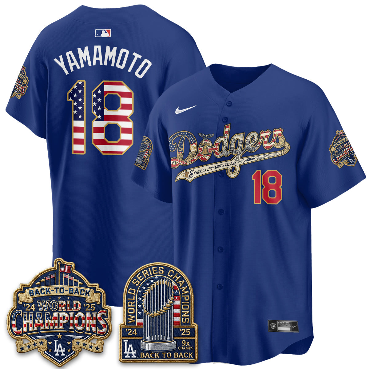 LAD America 250th Anniversary Limited Jersey - Stitched