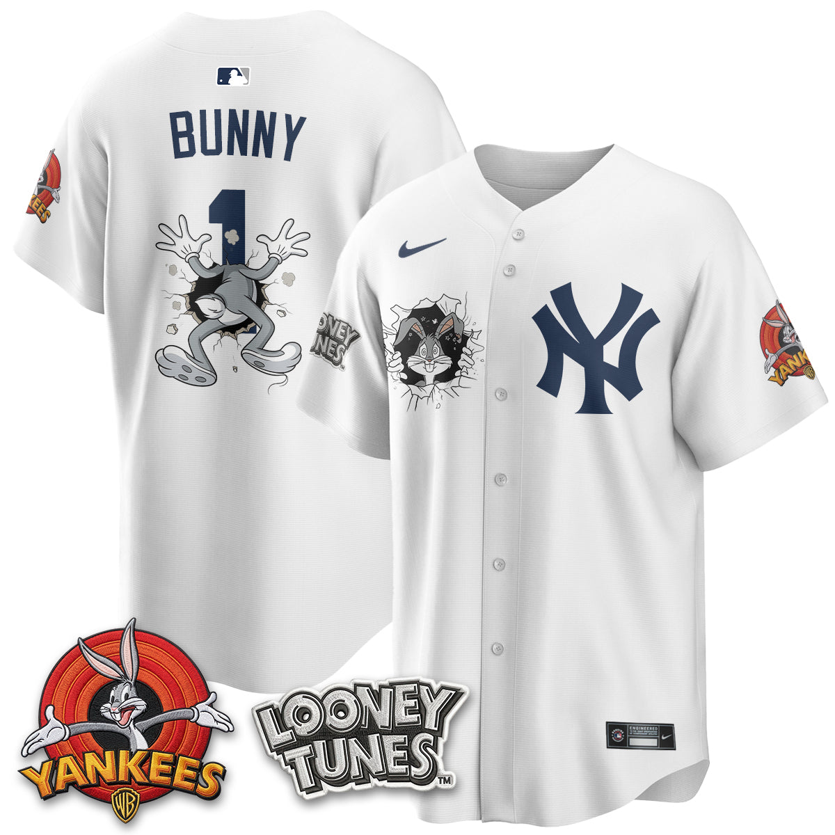 NYY x Bunny Vapor Limited Jersey V3- Printed