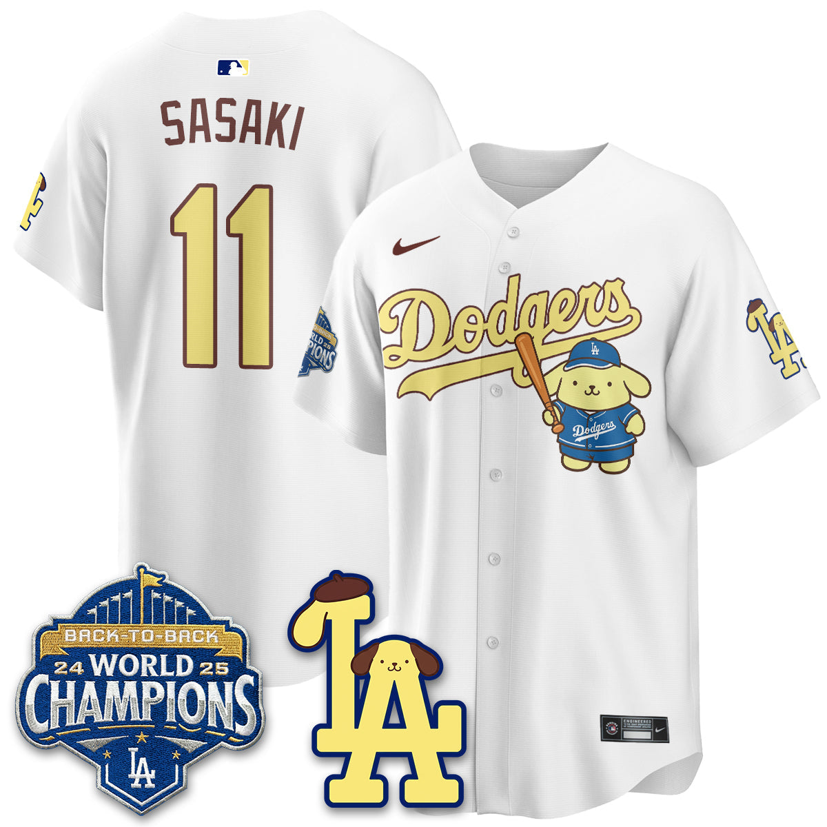 LAD Pompompurin Edition Vapor Jersey - Stitched