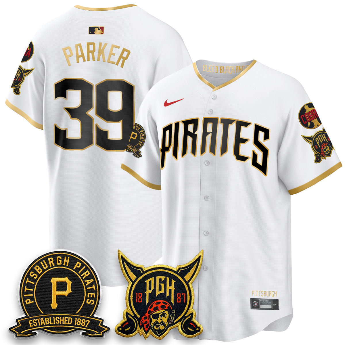 PIT Vapor Limited Jersey - Cobra & Est 1887 Patch - All Stitched