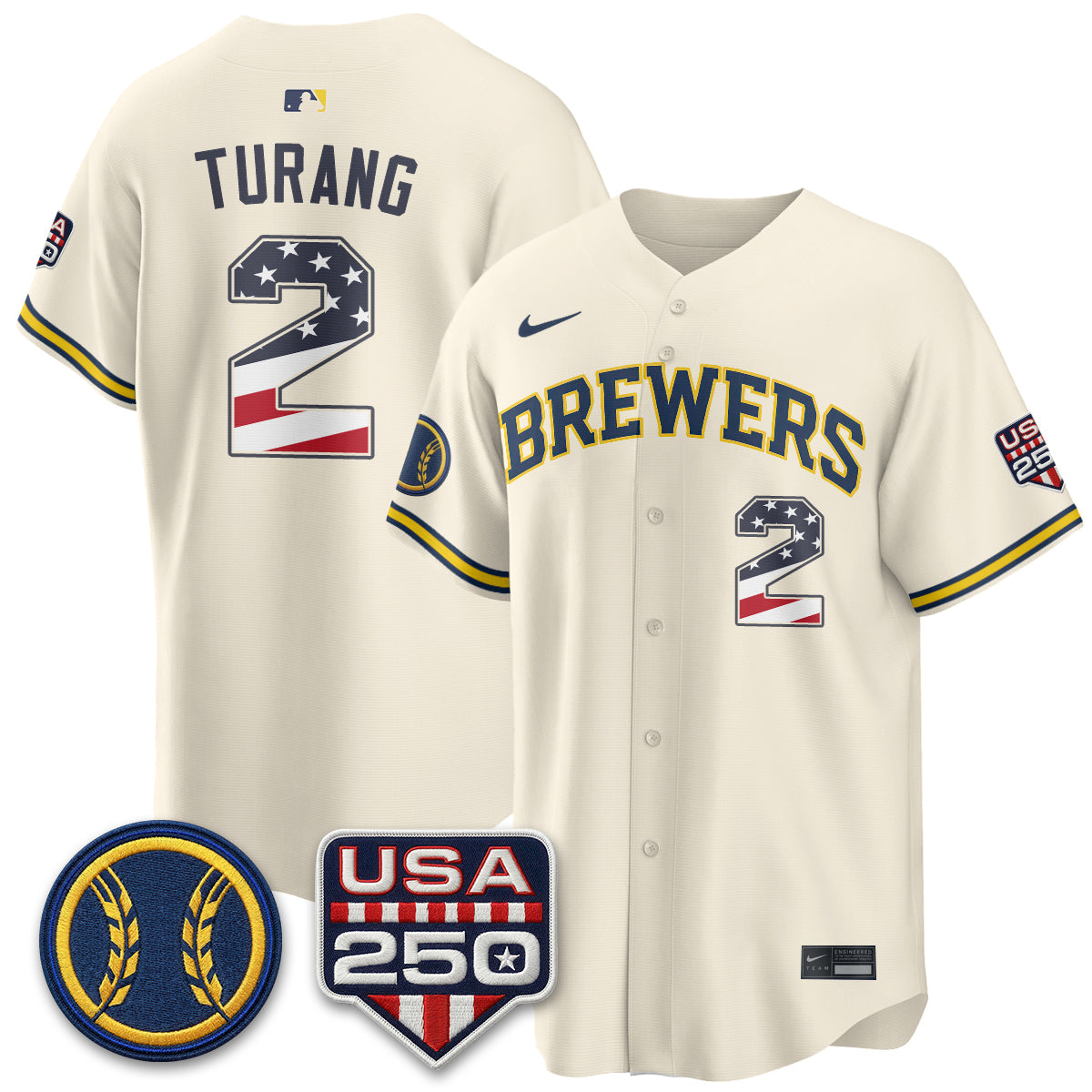 MIL Fourth of July Vapor Limited Jersey - Stitched