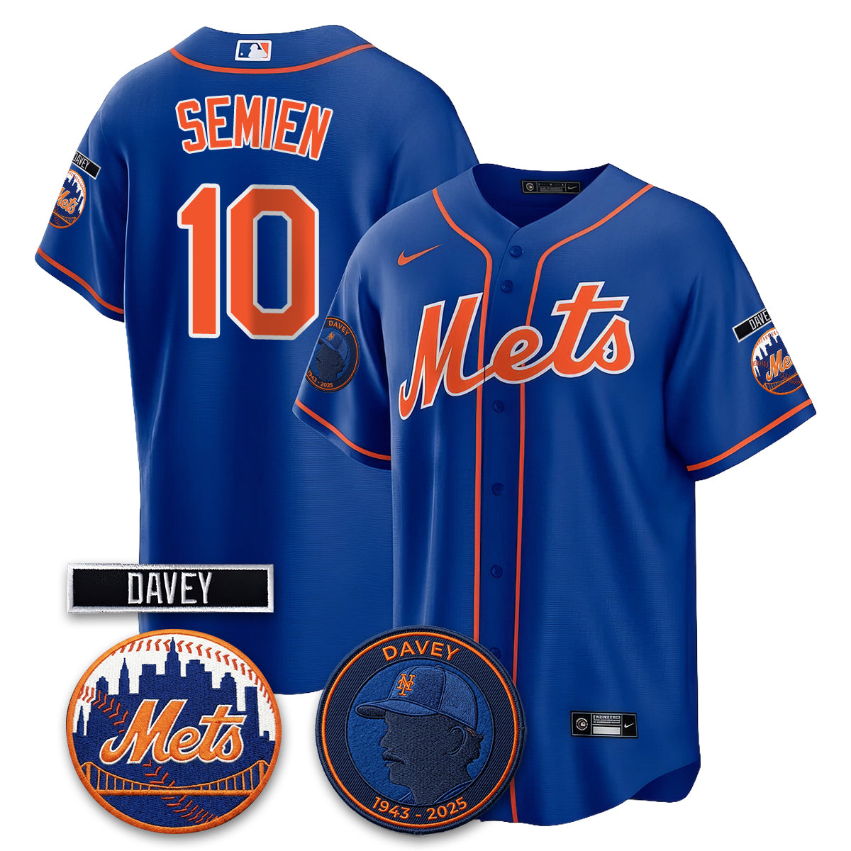 NYM 2026 Davey Johnson In Memoriam Vapor Limited Jersey - All Stitched