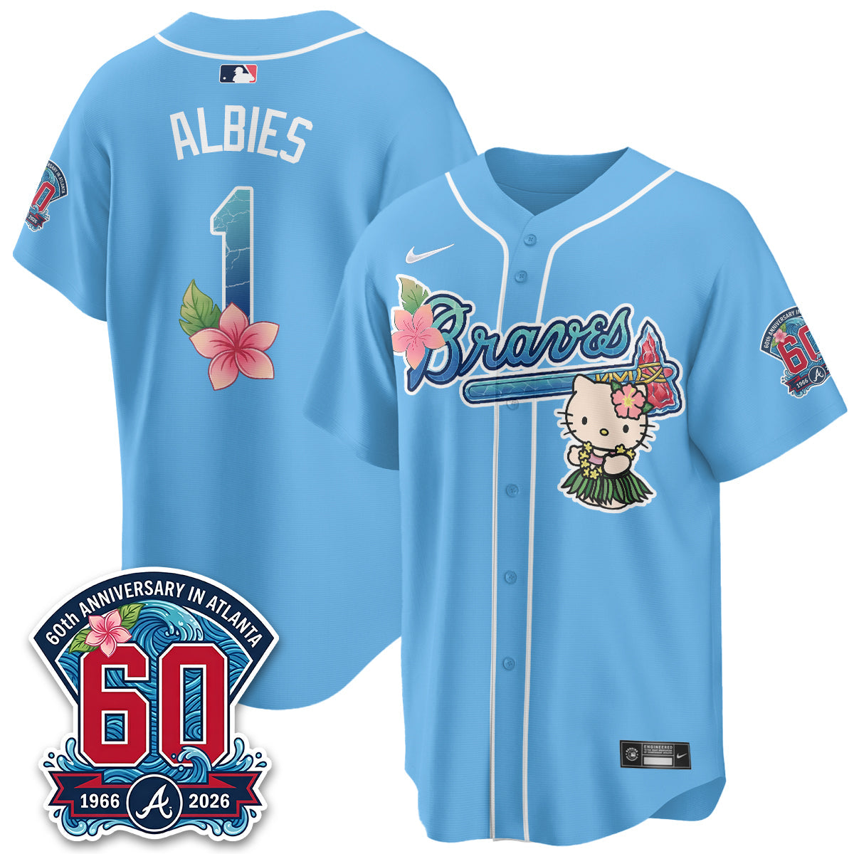 ATL x Meow Aloha Spirit Vapor Jersey - Stitched
