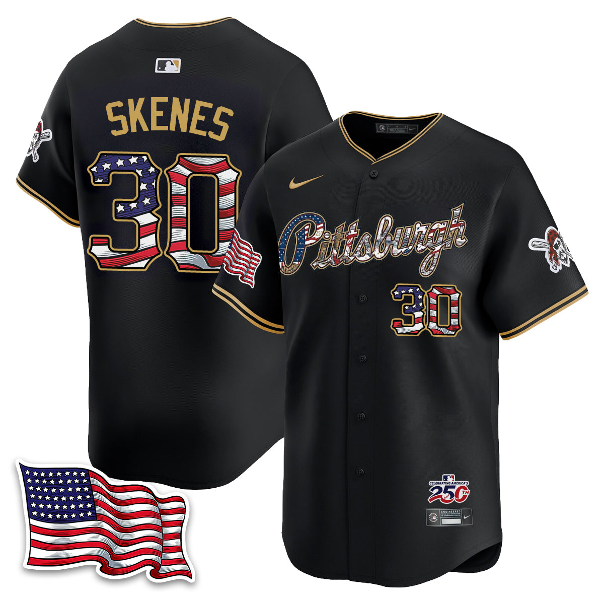 PIT 2026 Independence Day USA Vapor Limited Jersey - Stitched
