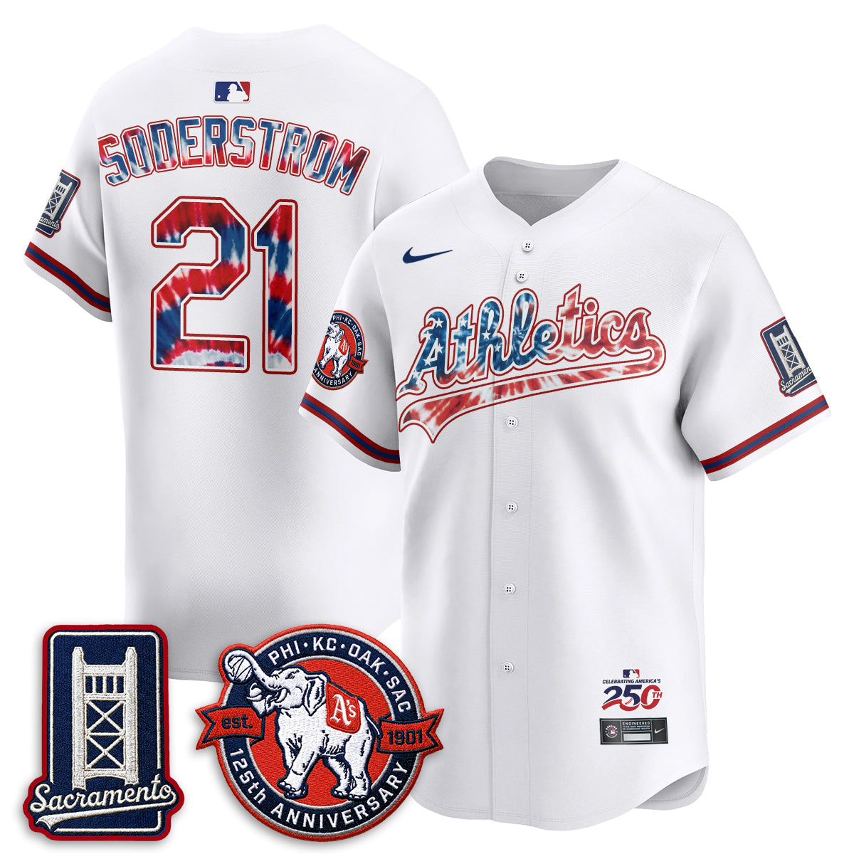 OAK Americana 2026 Vapor Limited Jersey - Stitched