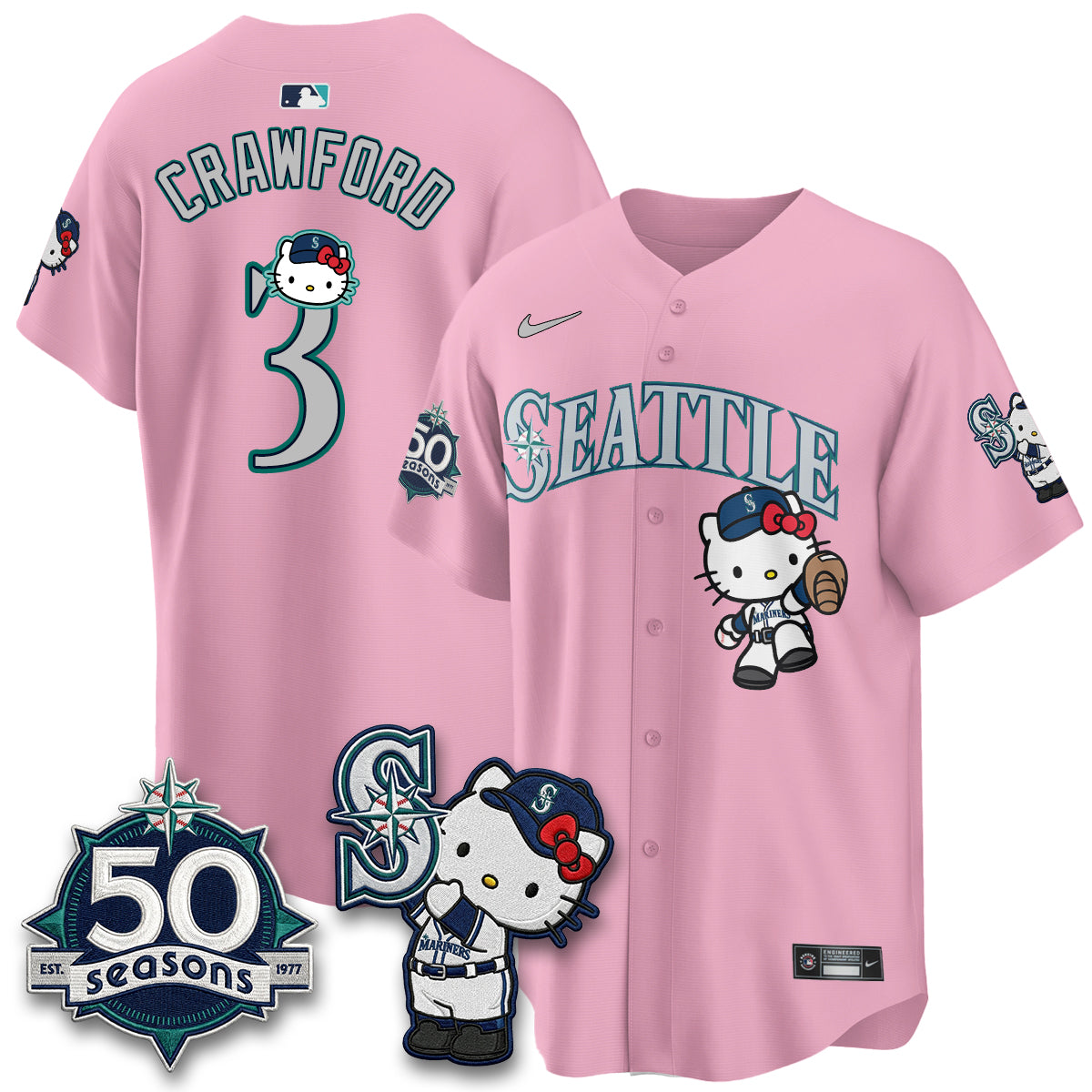SEA x Meow KT Night Limited Jersey - All Stitched V2