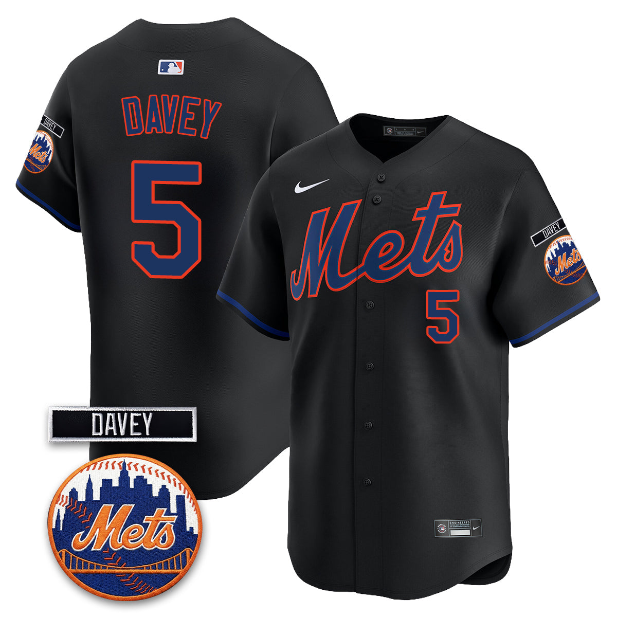 NYM 2026 Davey Johnson Memorial Vapor Limited Jersey - All Stitched