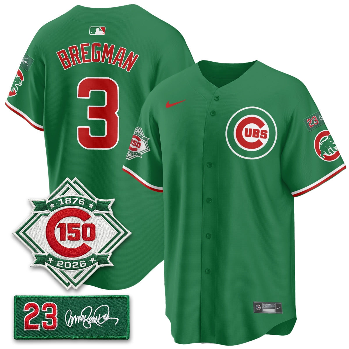 CHC Limited Mexico Jersey - 150th Anniversary + Ryne Sandberg Tribute Patch All Stitched