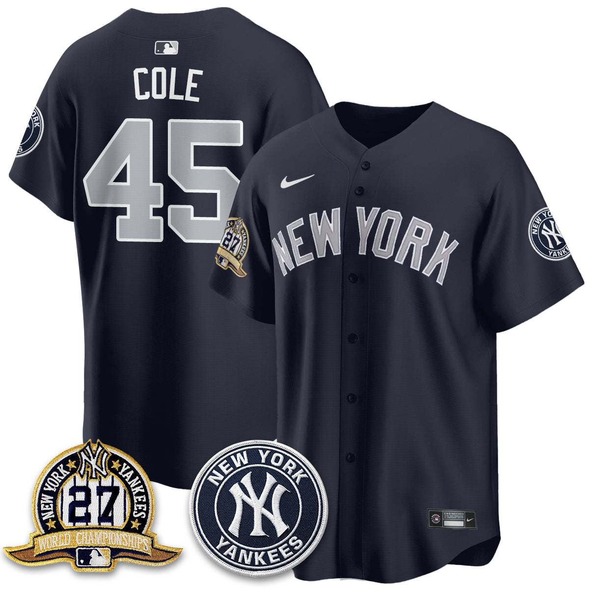 NYY Alternate Jersey - All Stitched