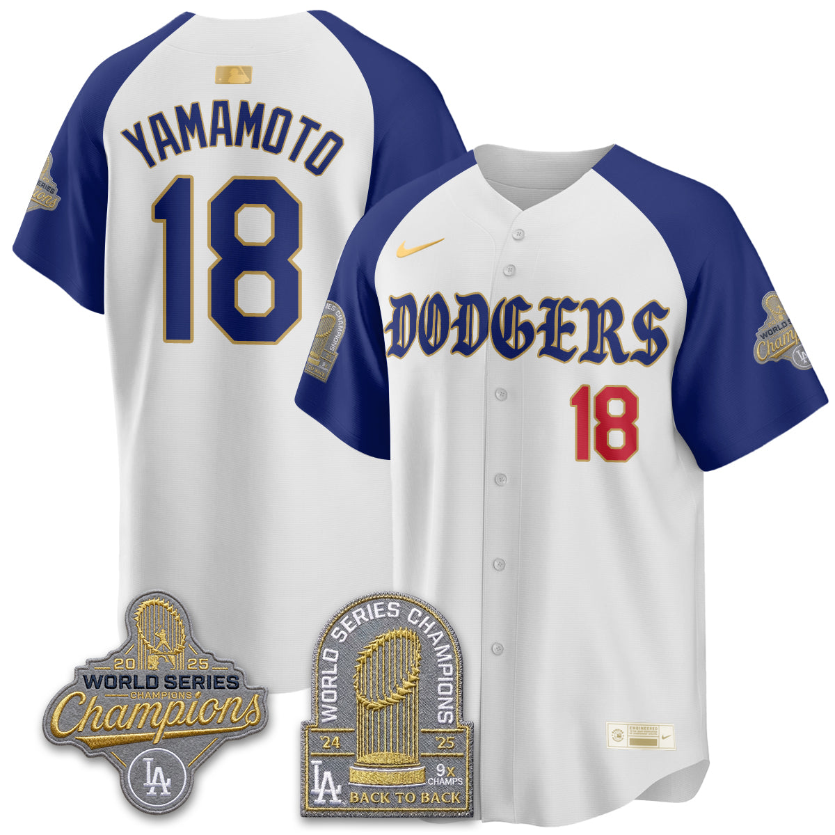 LAD Vapor Limited Jersey - Back to Back 9x Champs - All Stitched