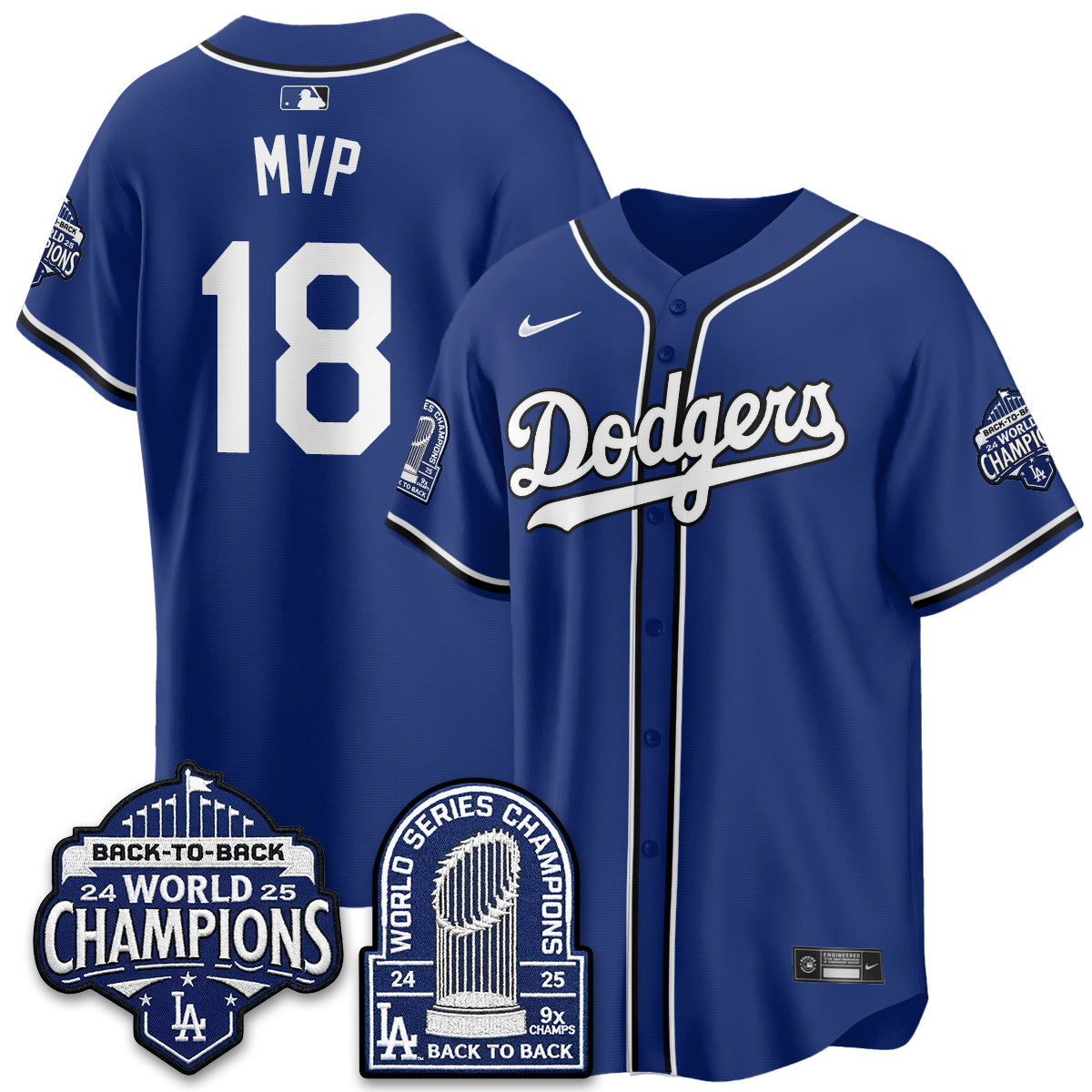 LAD 2026 Black Out Style Vapor Limited Jersey - B2B Champs - All Stitched