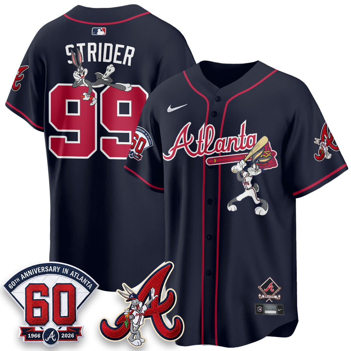 ATL x Bunny Vapor Premier Limited Jersey - Stitched