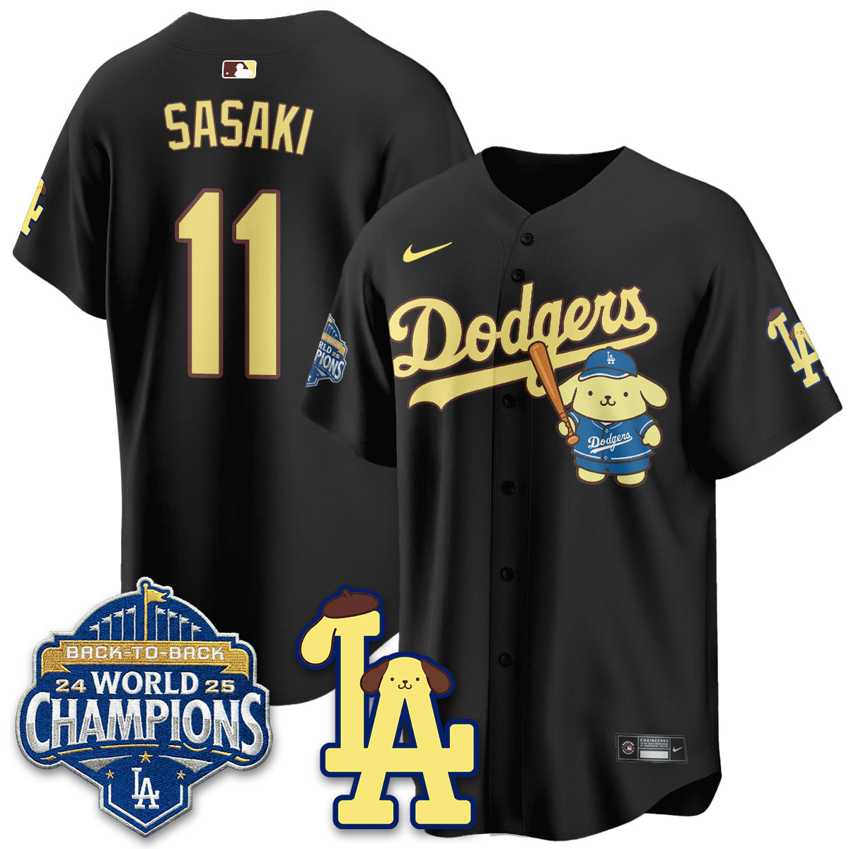 LAD Pompompurin Edition Vapor Jersey - Stitched