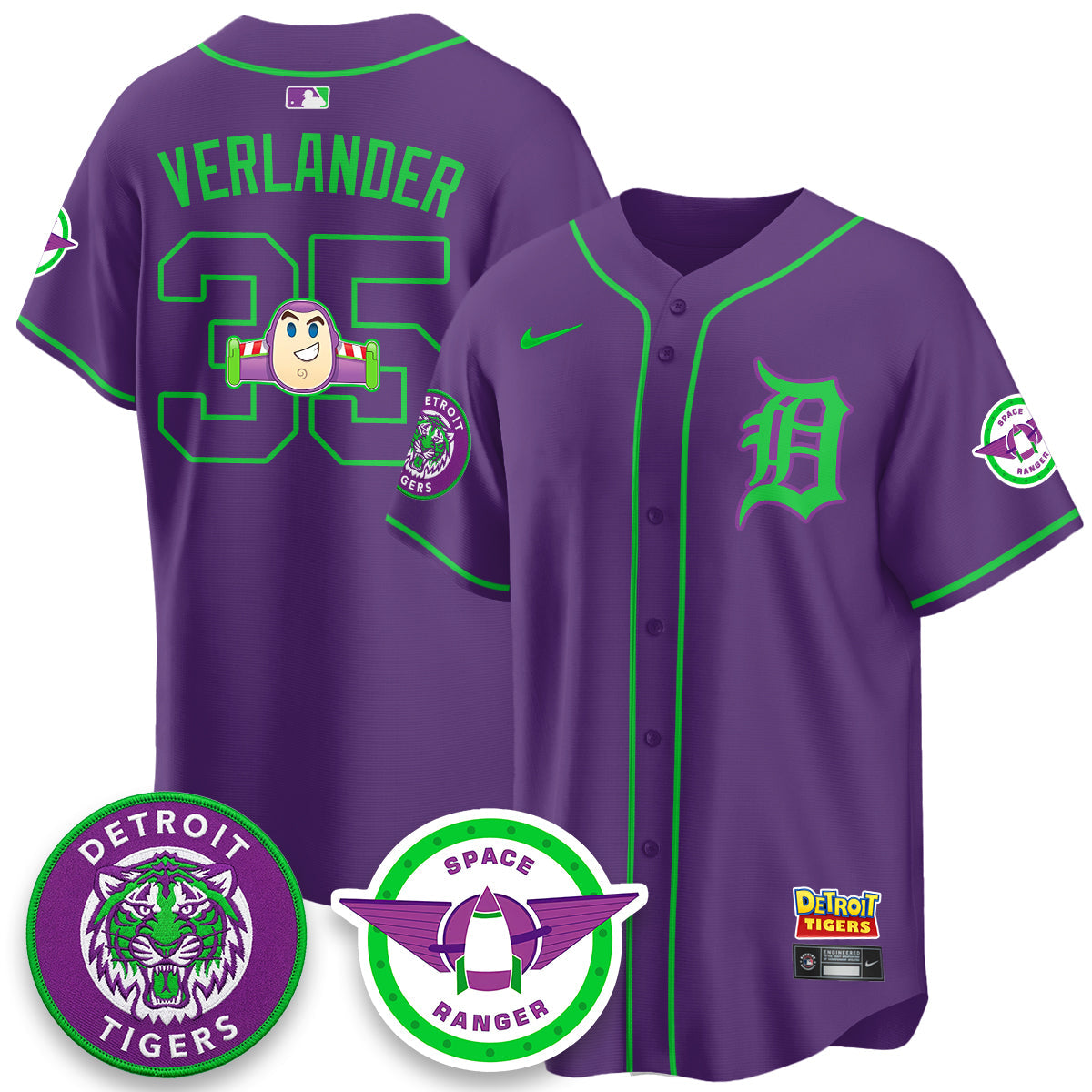 DET 2026 Space Ranger Edition Vapor Limited Jersey - Stitched