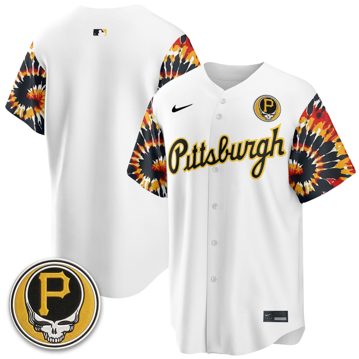 PIT x Grateful Dead Vapor Limited Jersey - Stitched