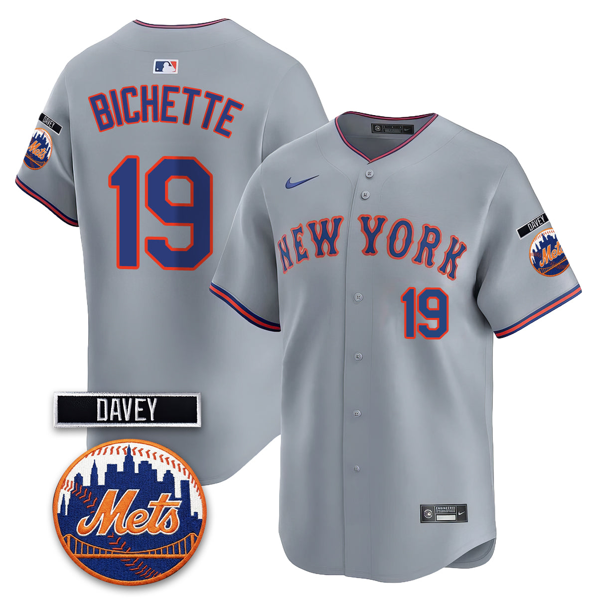 NYM 2026 Davey Johnson Memorial Vapor Limited Jersey - All Stitched