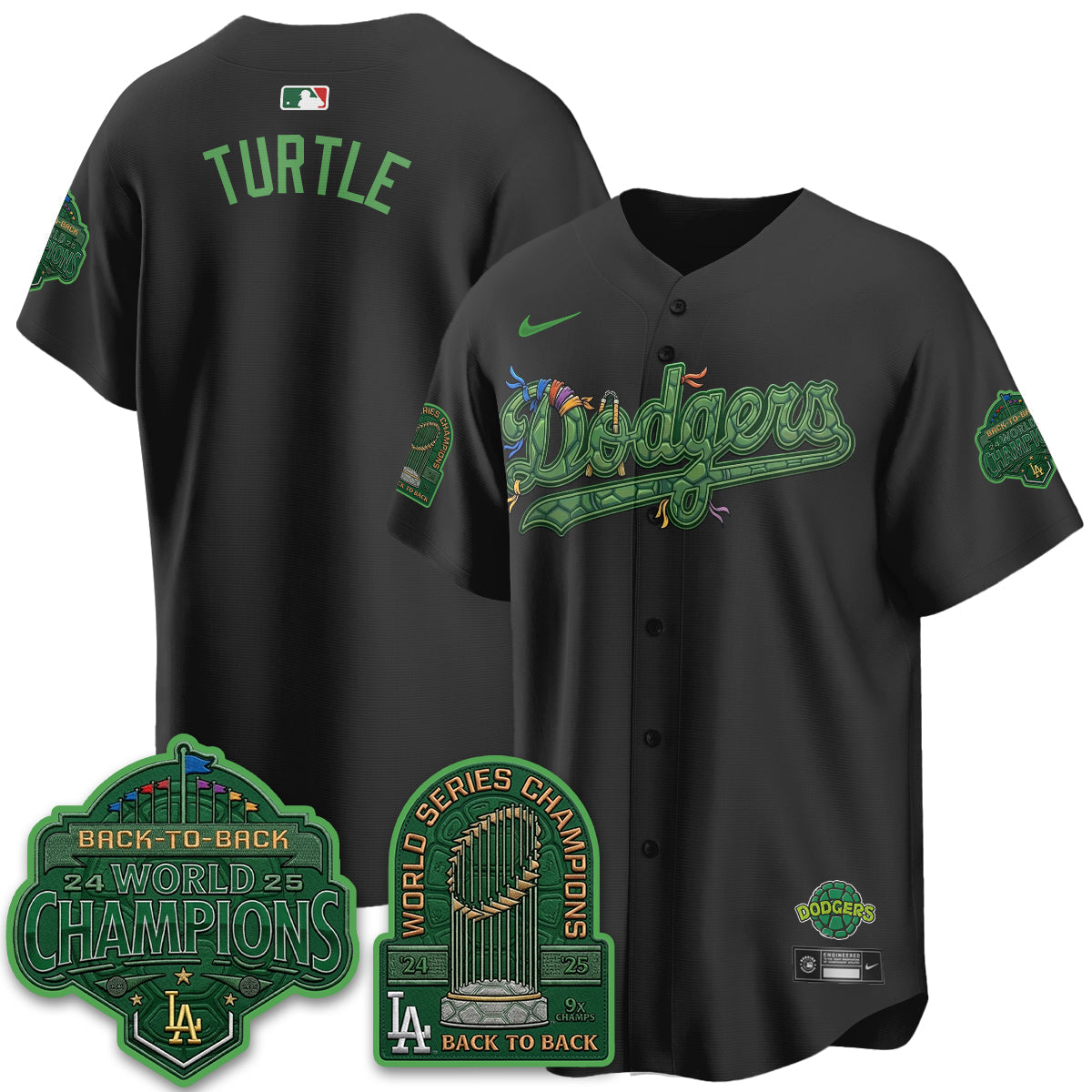 LAD x TMNT 2026 Vapor Jersey - Stitched