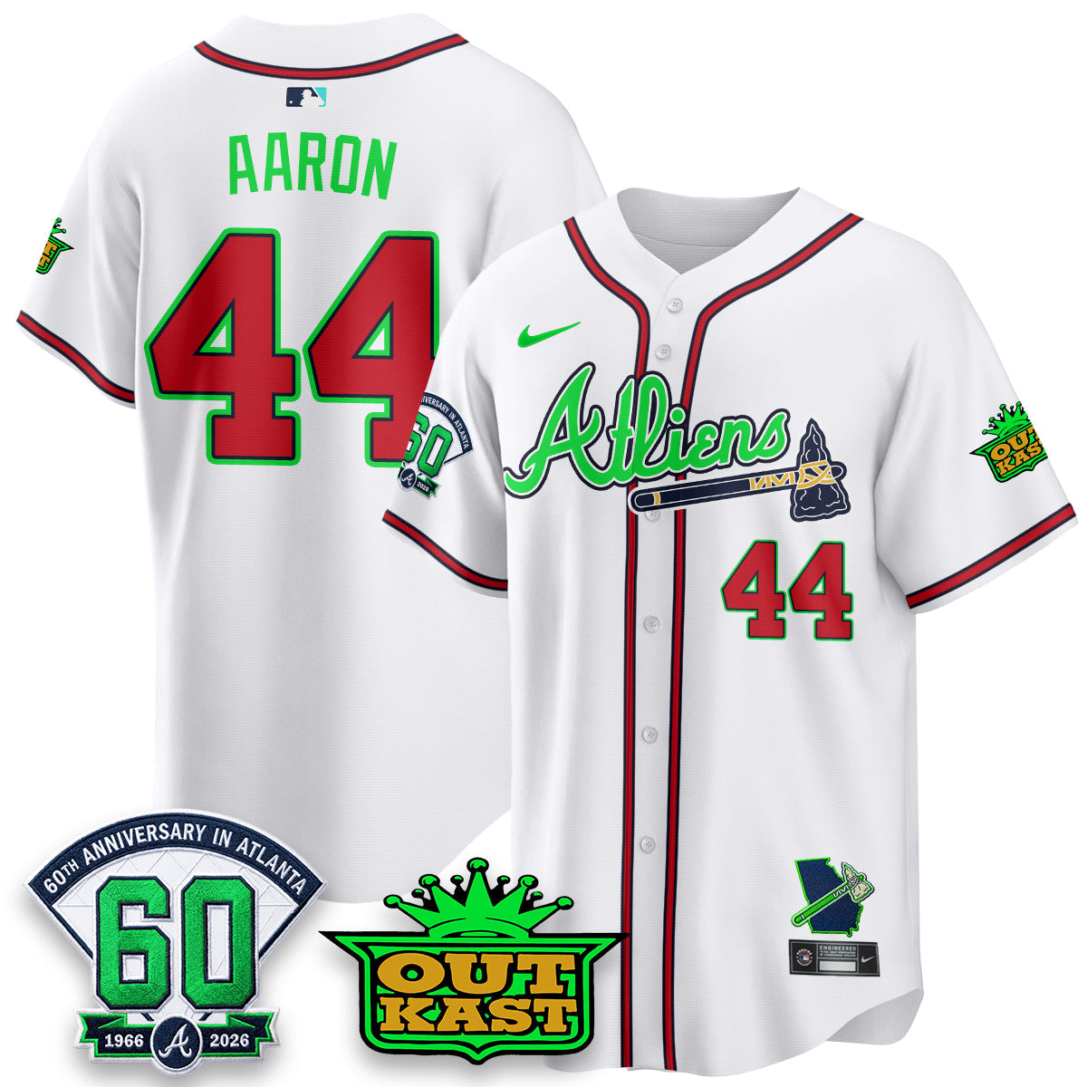 ATL x Atliens Cool Base Galaxy Version Jersey - Stitched