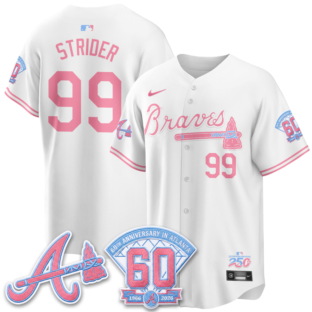 ATL x Bubblegum Vapor Jersey - Stitched