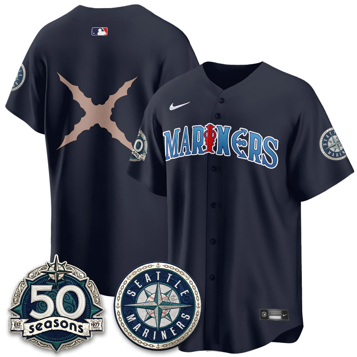 SEA x Japanese Cartoon Vapor Limited Jersey - Stitched