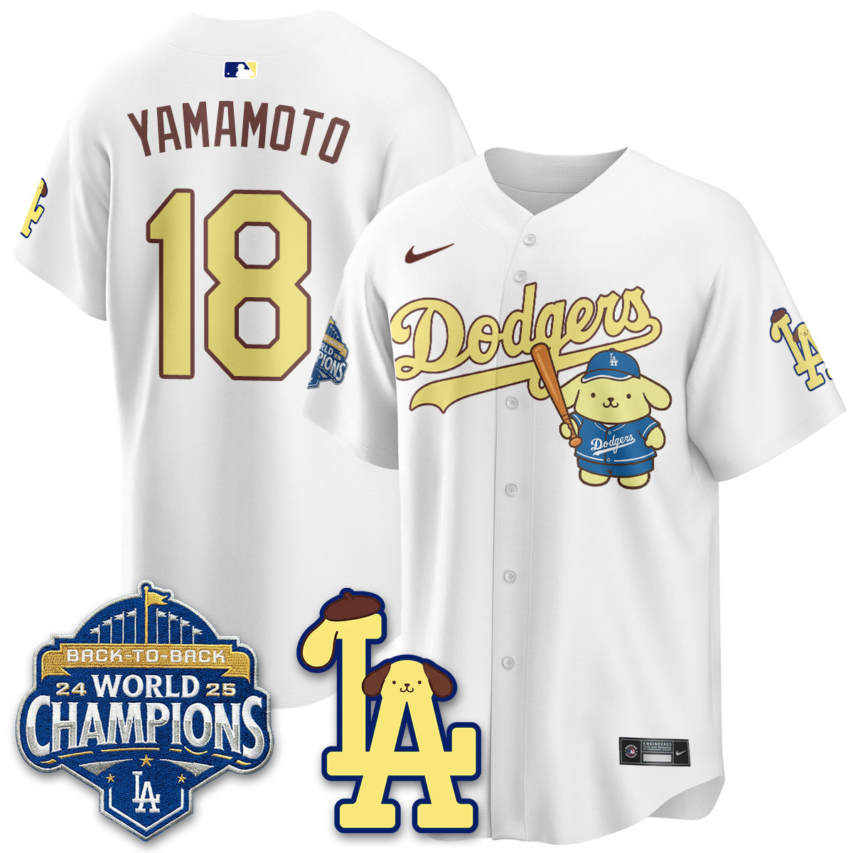 LAD Pompompurin Edition Vapor Jersey - Stitched