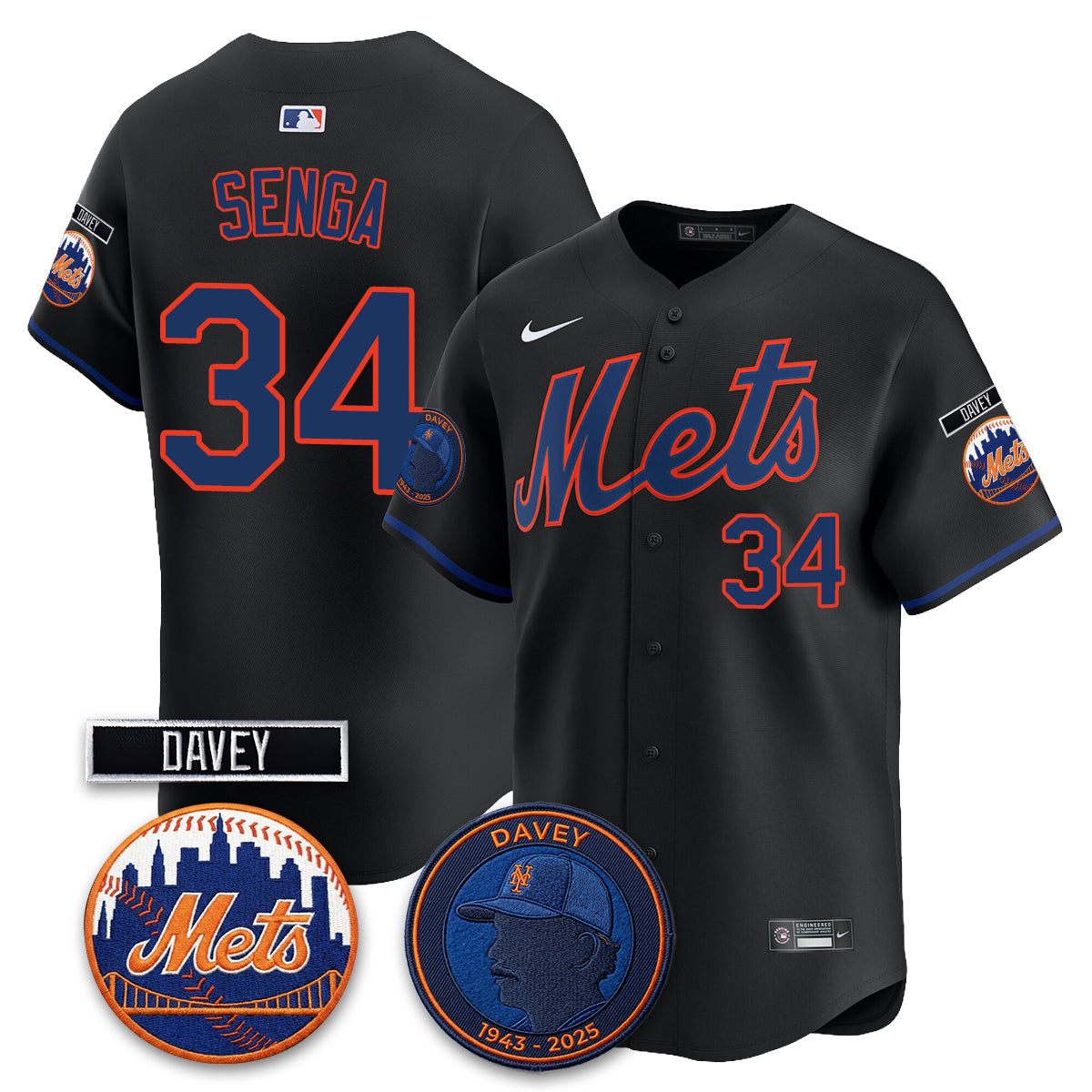 NYM 2026 Davey Johnson In Memoriam Vapor Limited Jersey - All Stitched