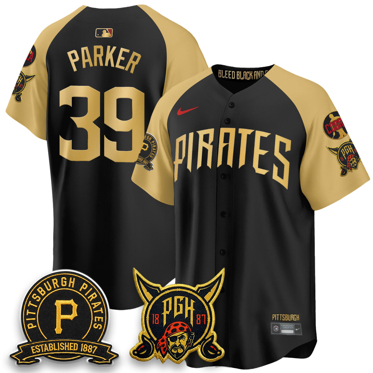PIT Vapor Limited Jersey - Cobra & Est 1887 Patch - All Stitched
