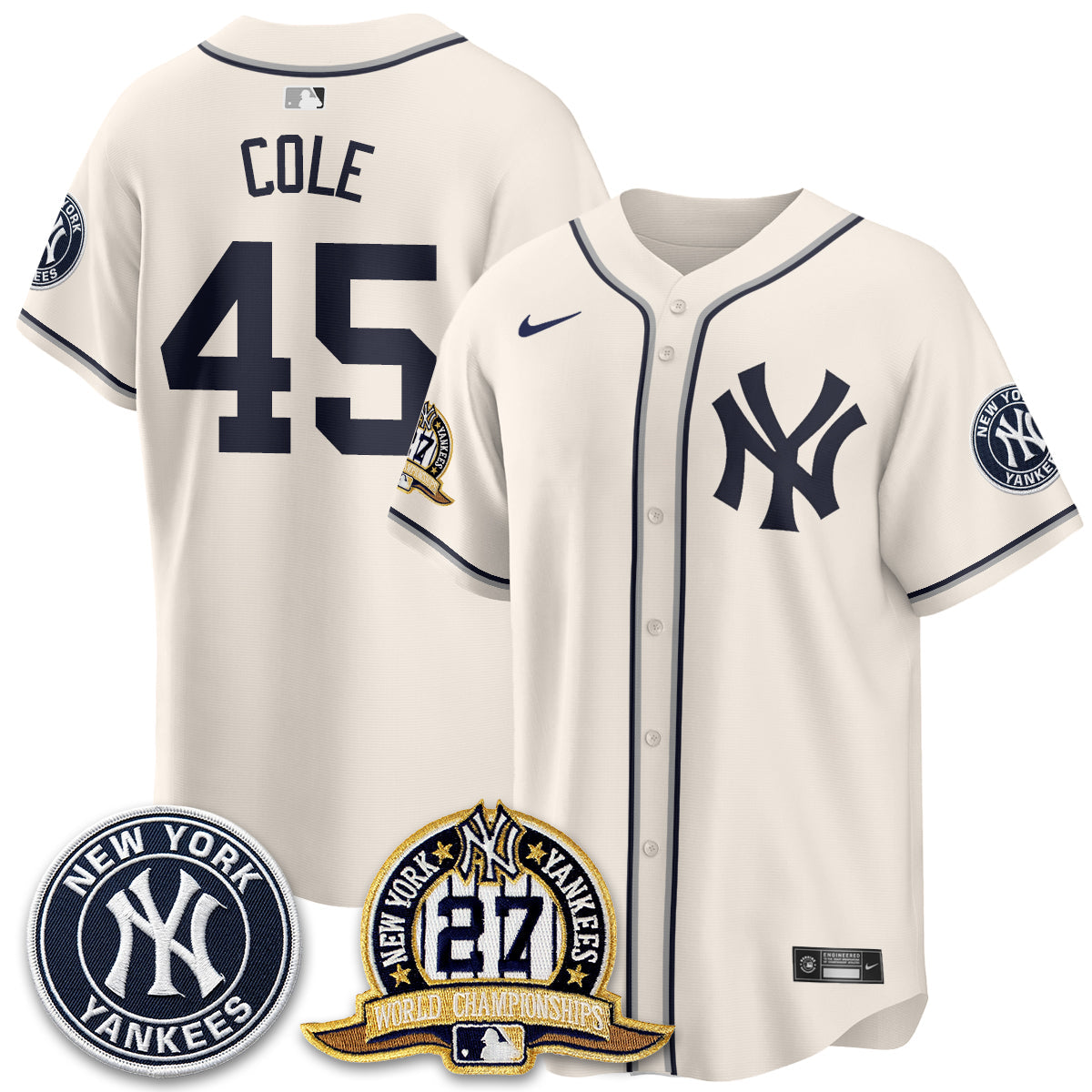 NYY 2026 Black Out Style Vapor Limited Jersey - All Stitched