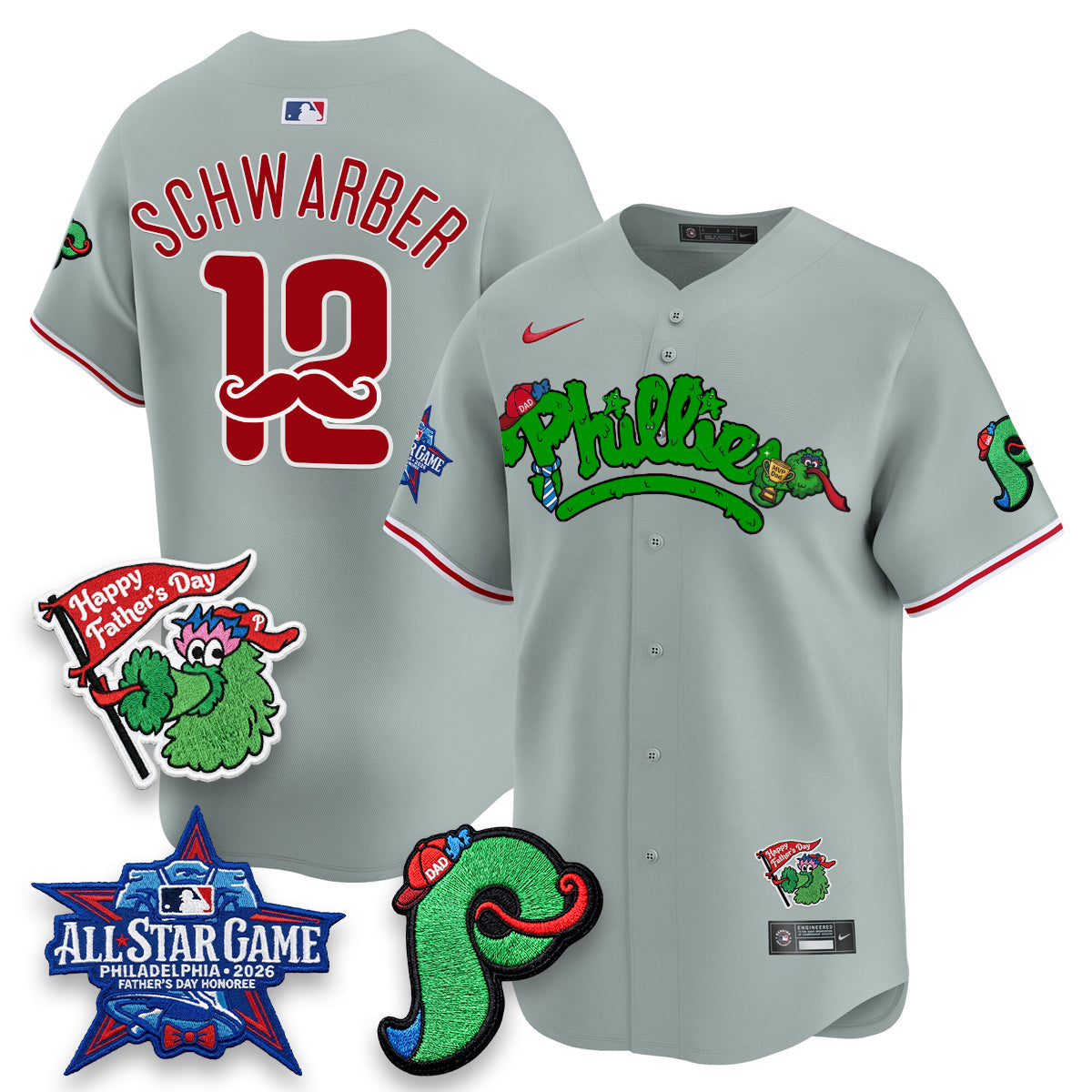 PHI Happy Father's Day Vapor Jersey - Stitched