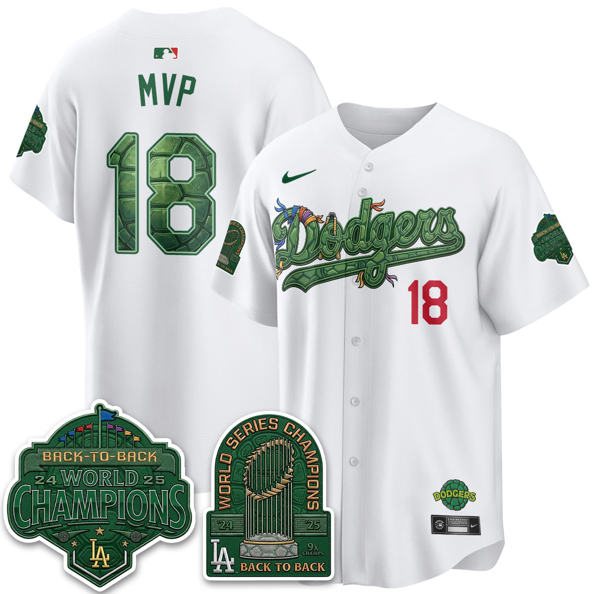 LAD x TMNT 2026 Vapor Jersey - Stitched