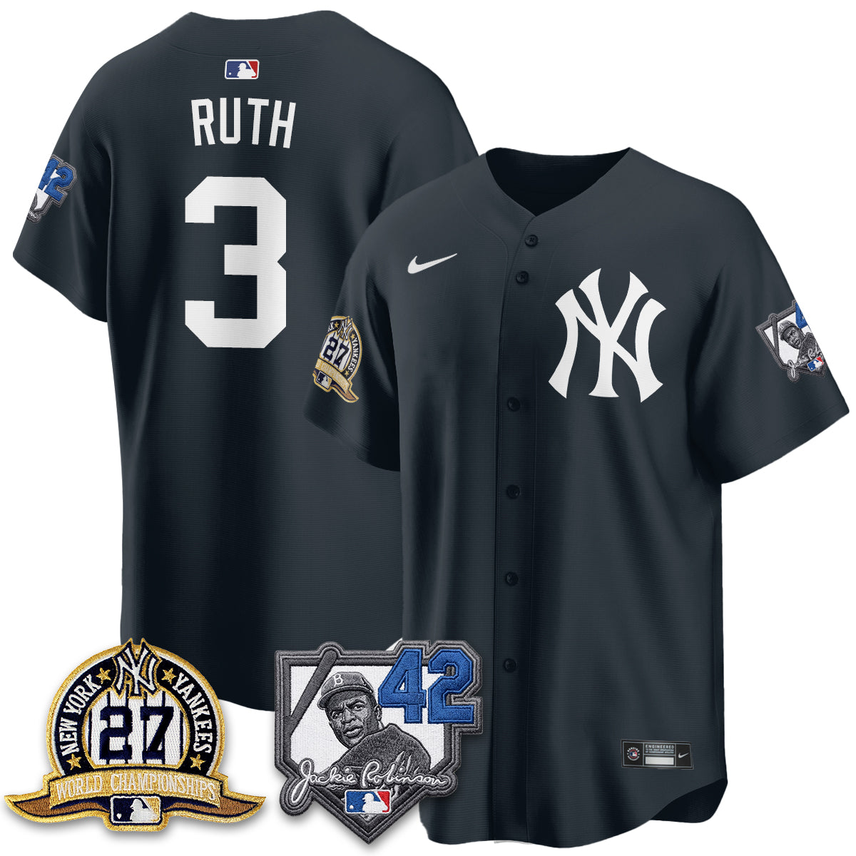 NYY 2026 Jackie Robinson Day Vapor Limited Jersey - Stitched