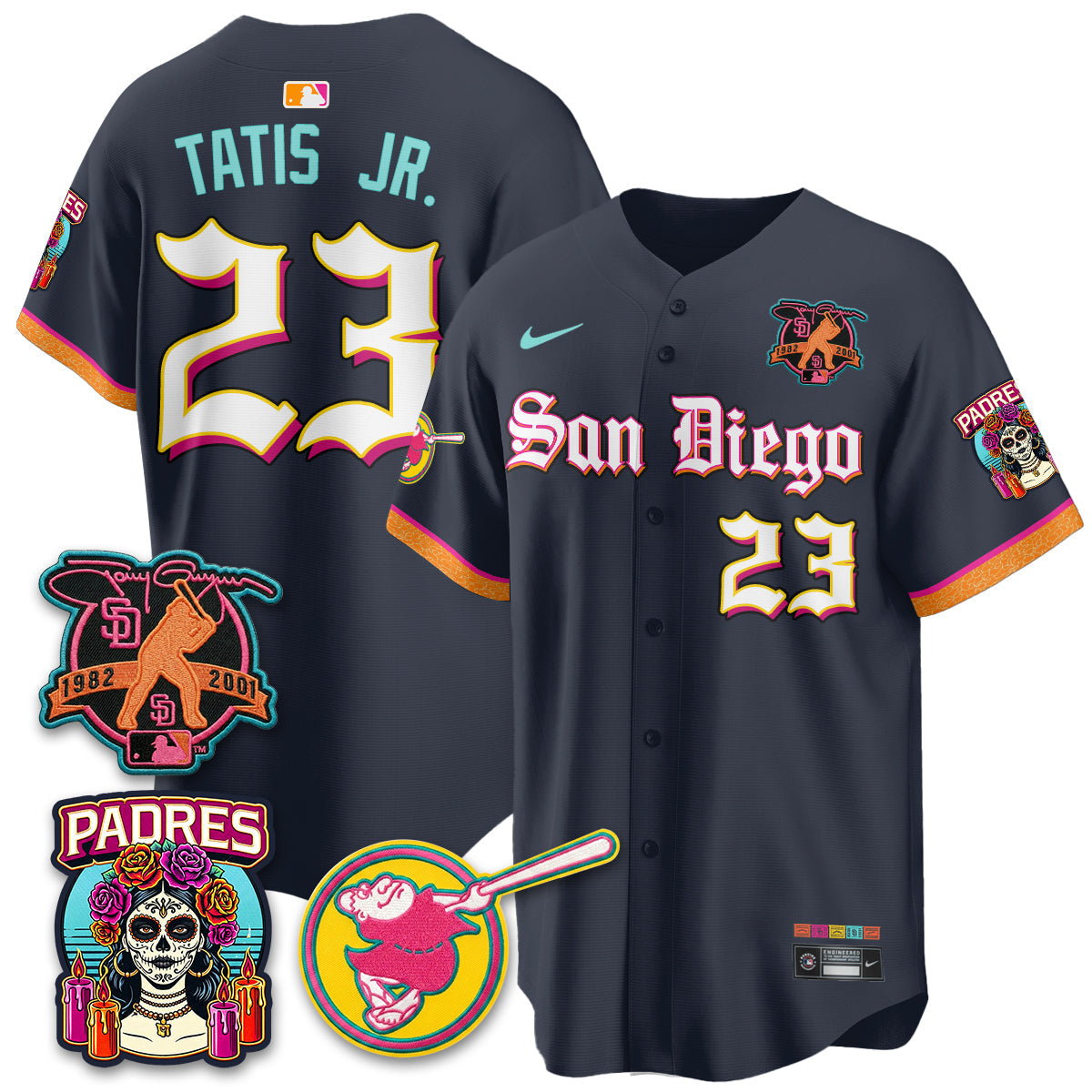 SD 2026 City Connect x Tony Gwynn Patch Vapor Premier Limited Jersey - All Stitched