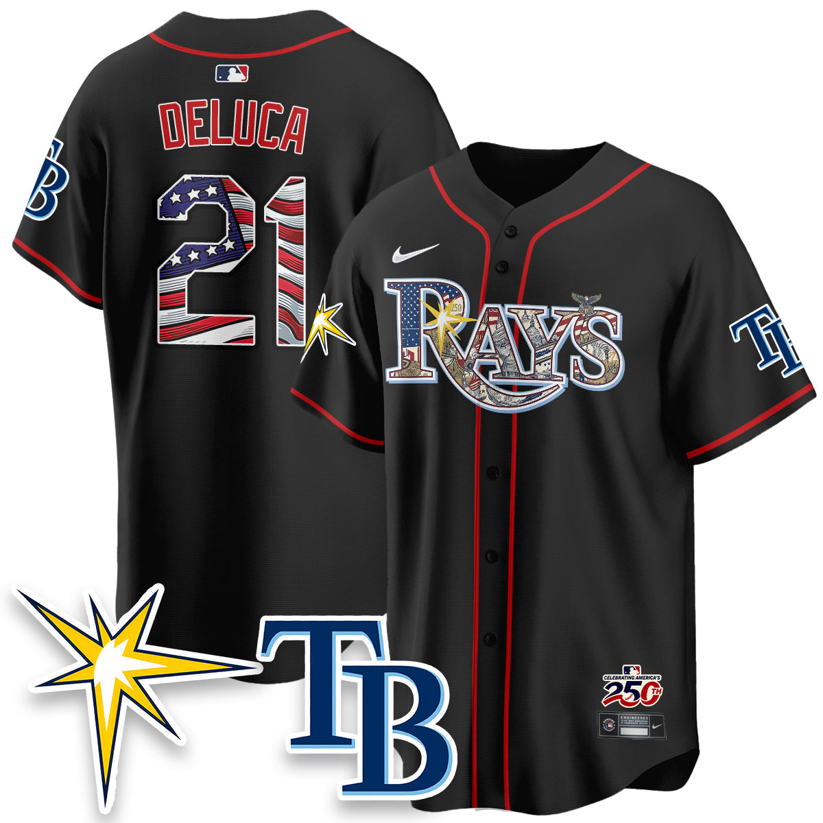 TB 2026 Independence Day USA Vapor Limited Jersey - Stitched