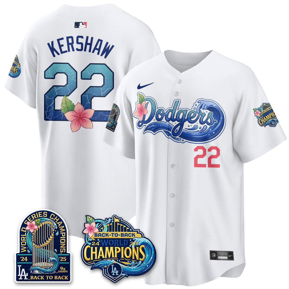 LAD Coastal Vapor Hawaiian Jersey - Stitched