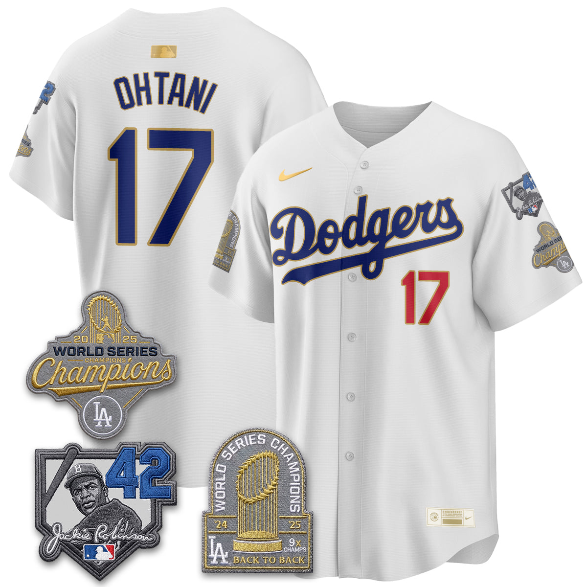 LAD 2026 Jackie Robinson New Era Vapor Limited Jersey - Stitched
