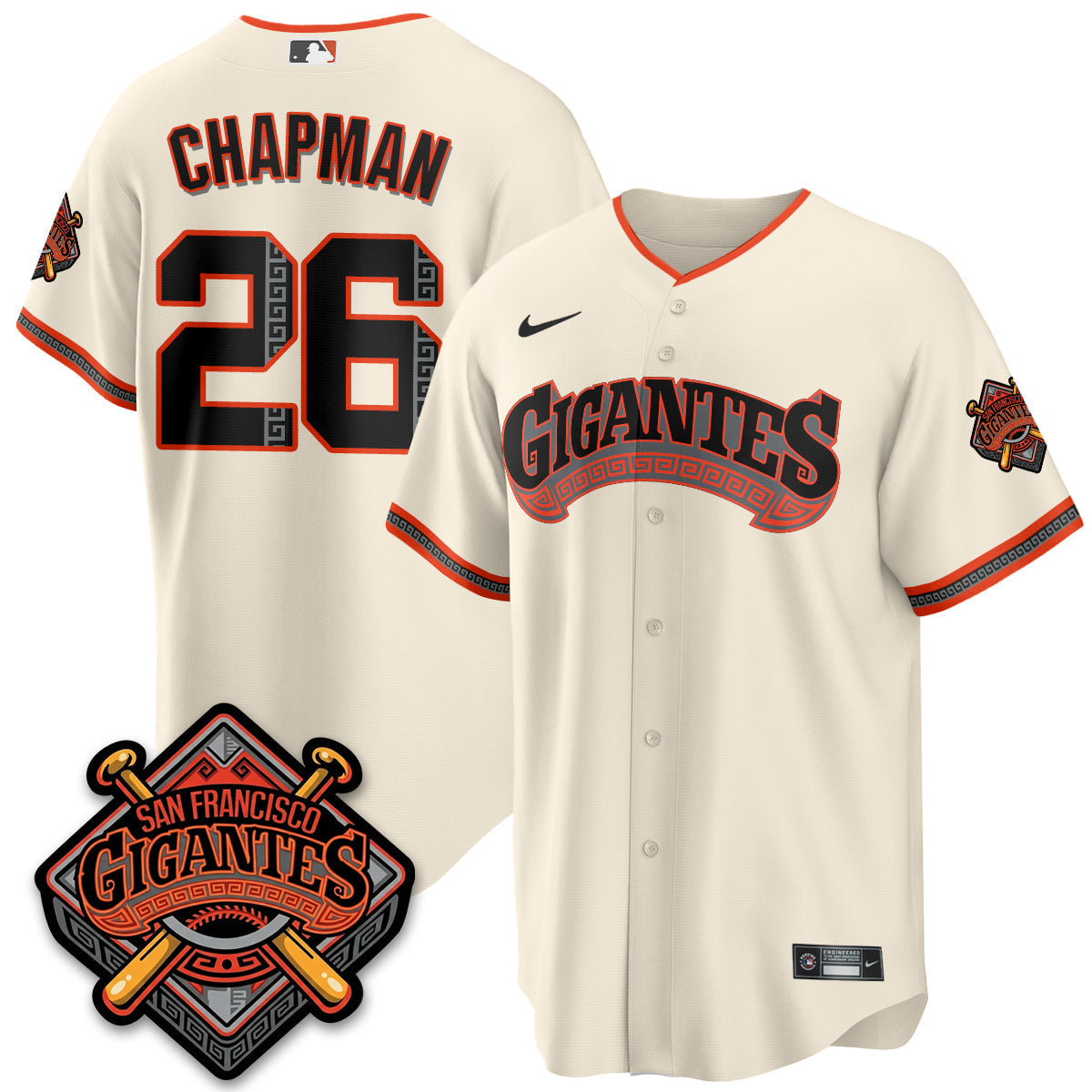 SF GIGANTES Vapor Limited Jersey - Stitched
