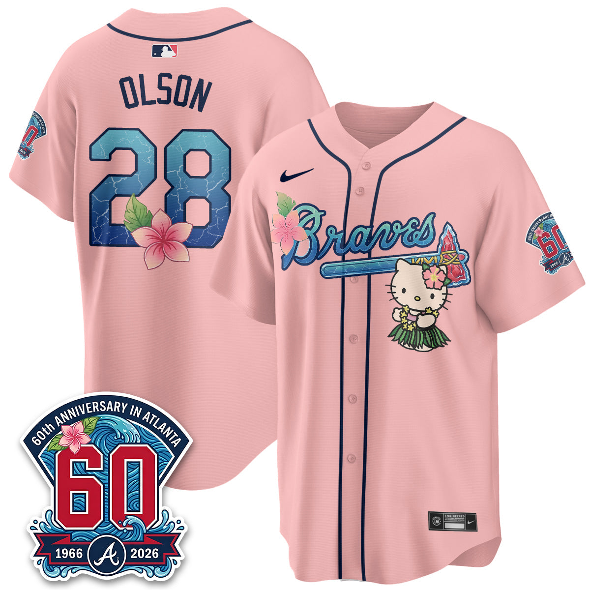 ATL x Meow Aloha Spirit Vapor Jersey - Stitched