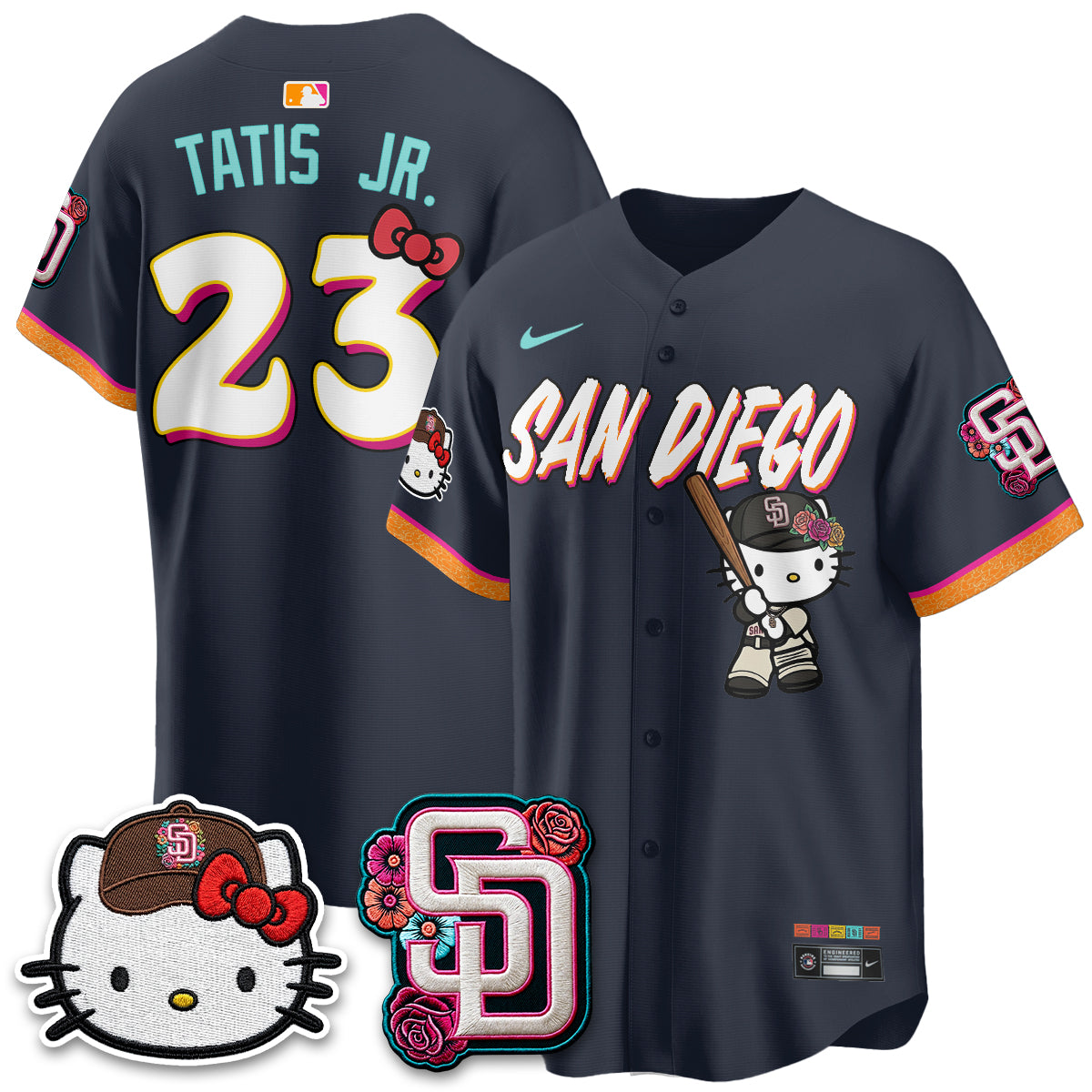 SD 2026 City Connect x Meow KT Vapor Limited Jersey - All Stitched