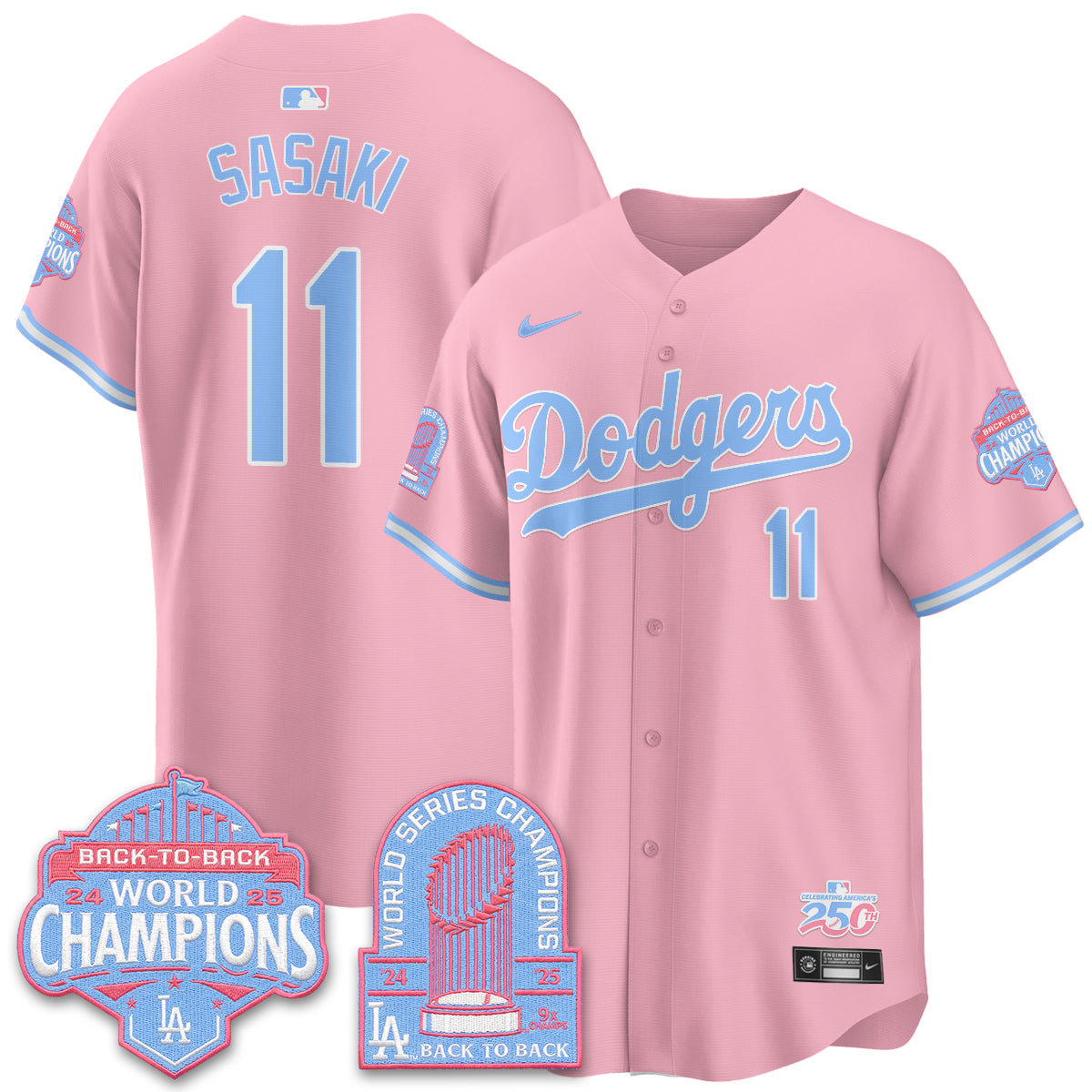 LAD x Bubblegum Vapor Jersey - Stitched