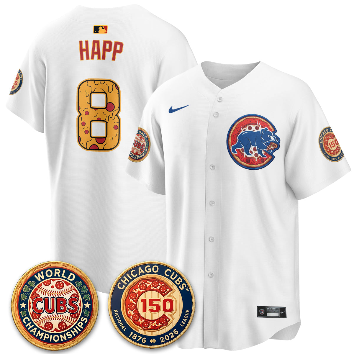 CHC Deep Dish Pizza Vapor Limited Jersey - Stitched