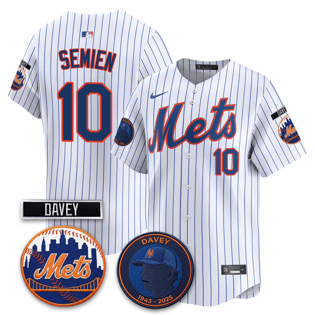 NYM 2026 Davey Johnson In Memoriam Vapor Limited Jersey - All Stitched