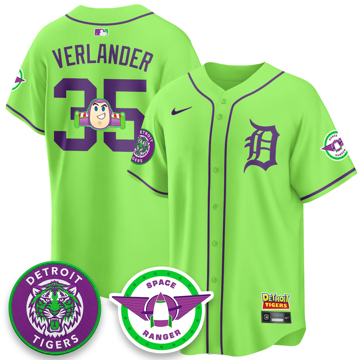 DET 2026 Space Ranger Edition Vapor Limited Jersey - Stitched